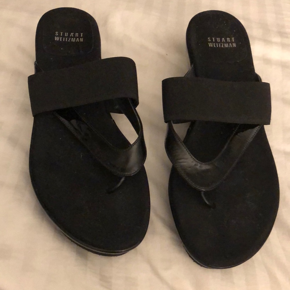 Stuart Weitzman Black Sandals size 7.5